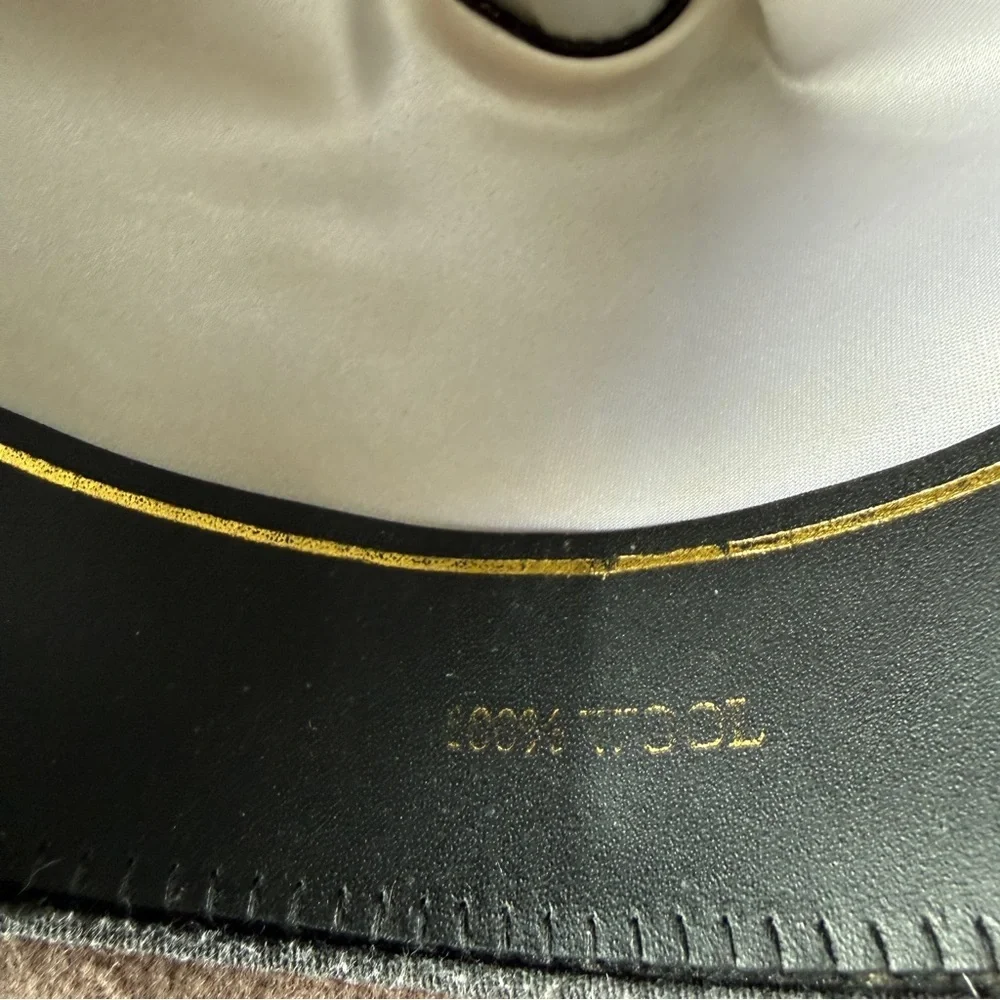 Scala Size L 100% Wool Felt New Yorker Blues Brothers Teardrop Fedora Hat